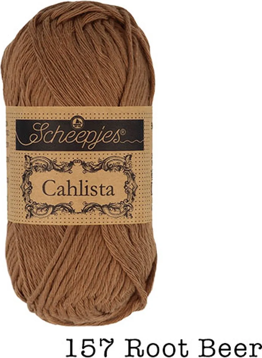 Scheepjes Cahlista Root Beer - 157