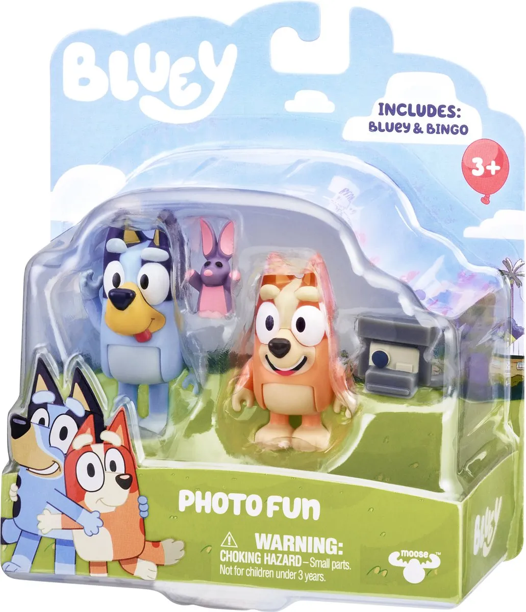 Moose Toys Bluey Fotoplezier Speelset - MS13047 Multikleur