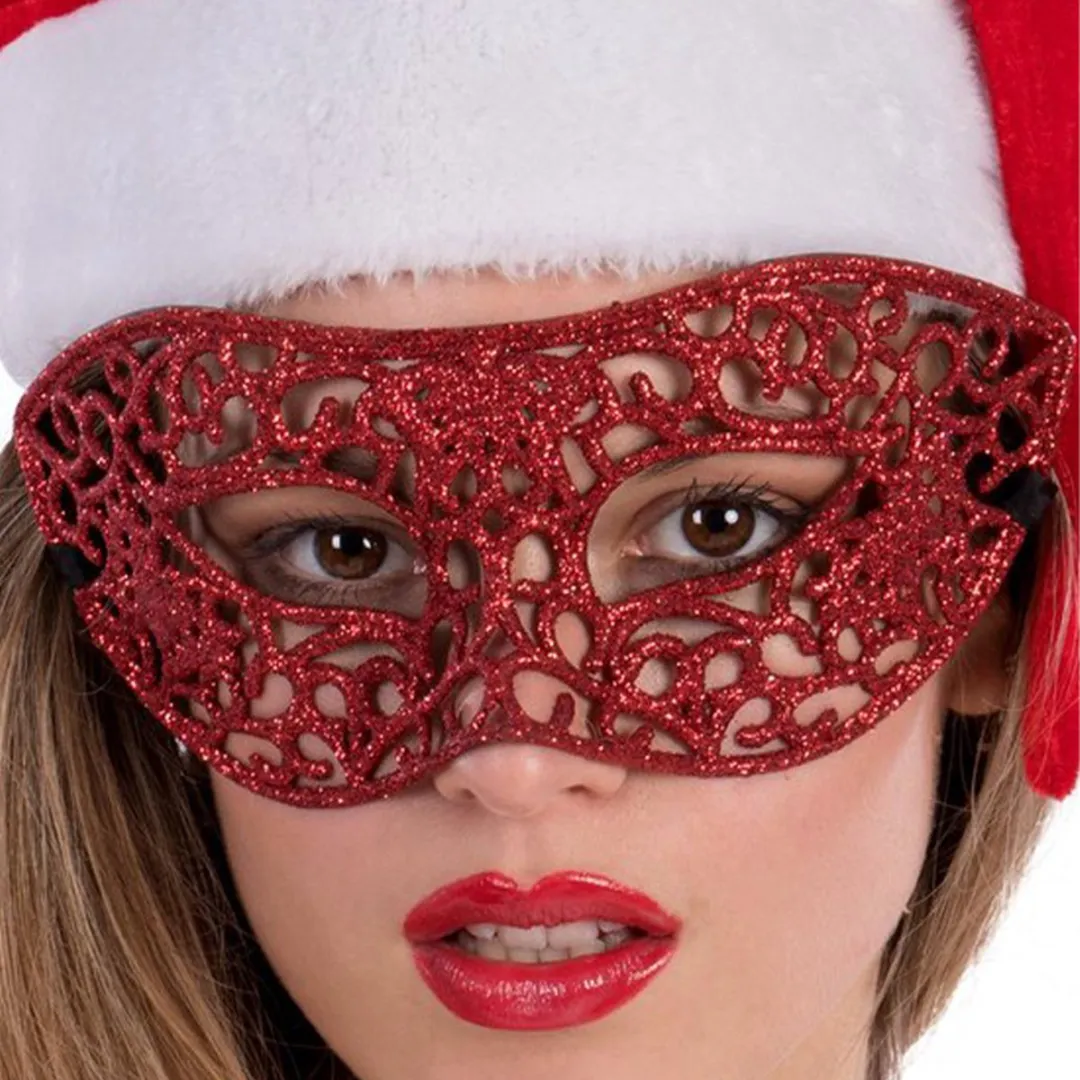 Carnival Toys Verkleedmasker Glitter Dames