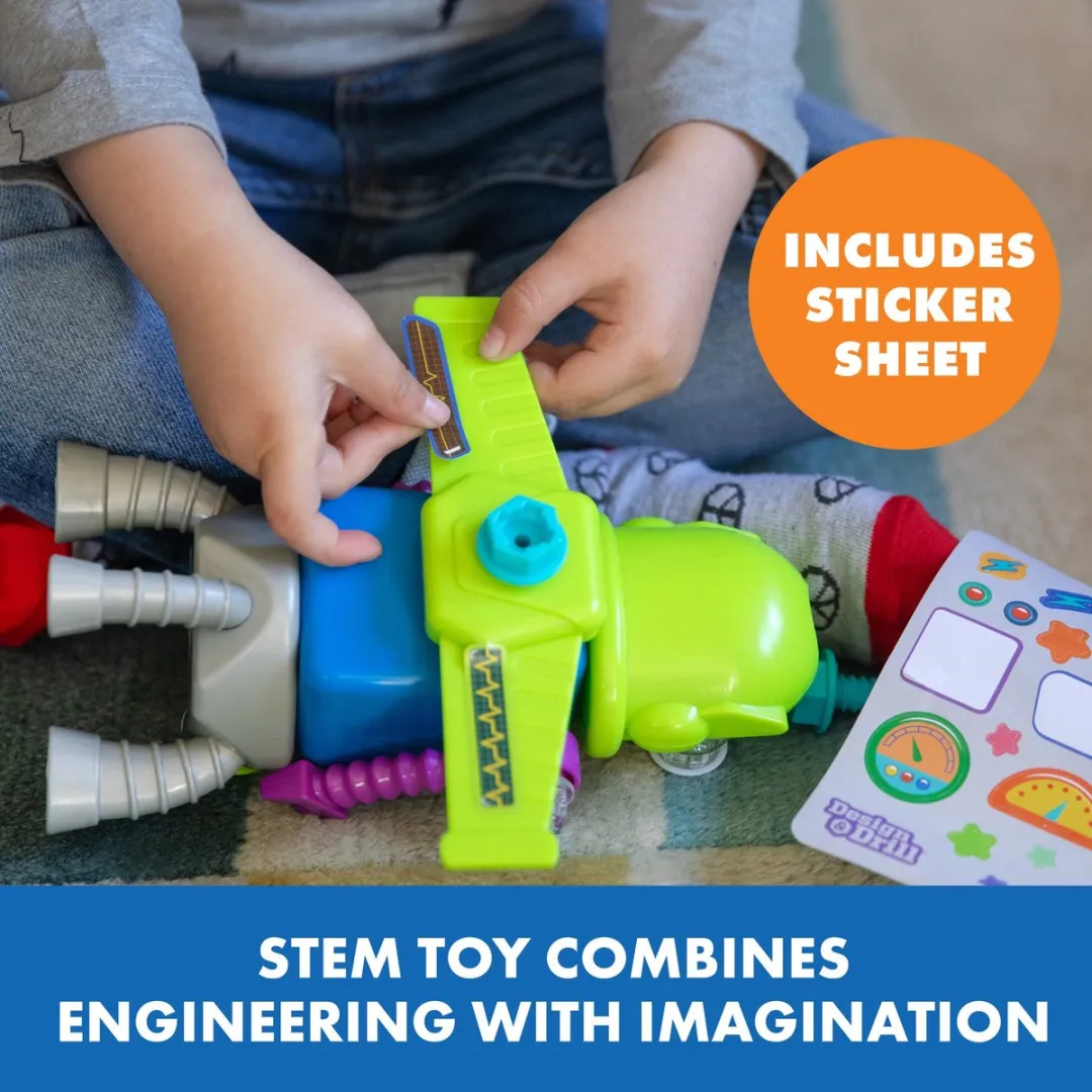 Learning Resources Design & Drill Robot - Multicolor