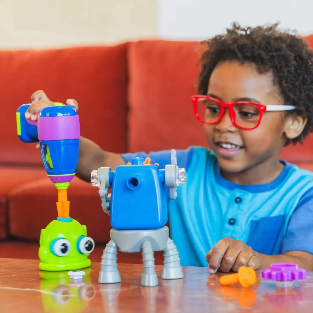 Learning Resources Design & Drill Robot - Multicolor