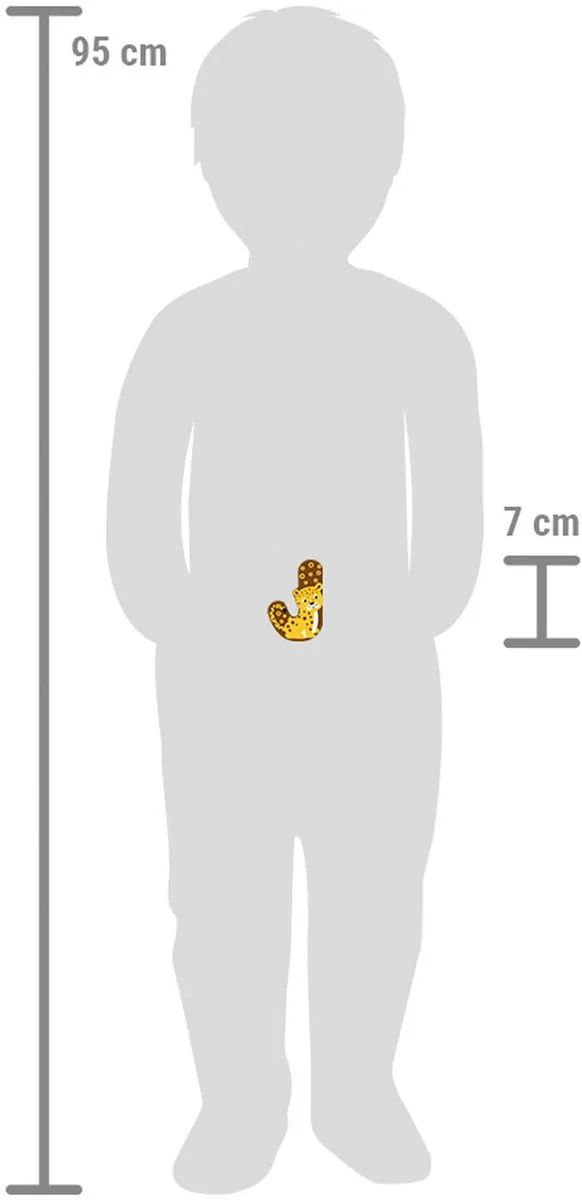 Small Foot Houten Kinderletter J - Multicolor
