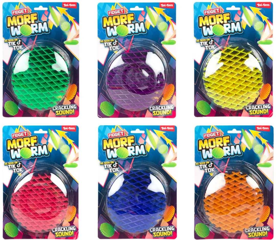 Toi-Toys Morf Worm Fidget - Multi kleuren