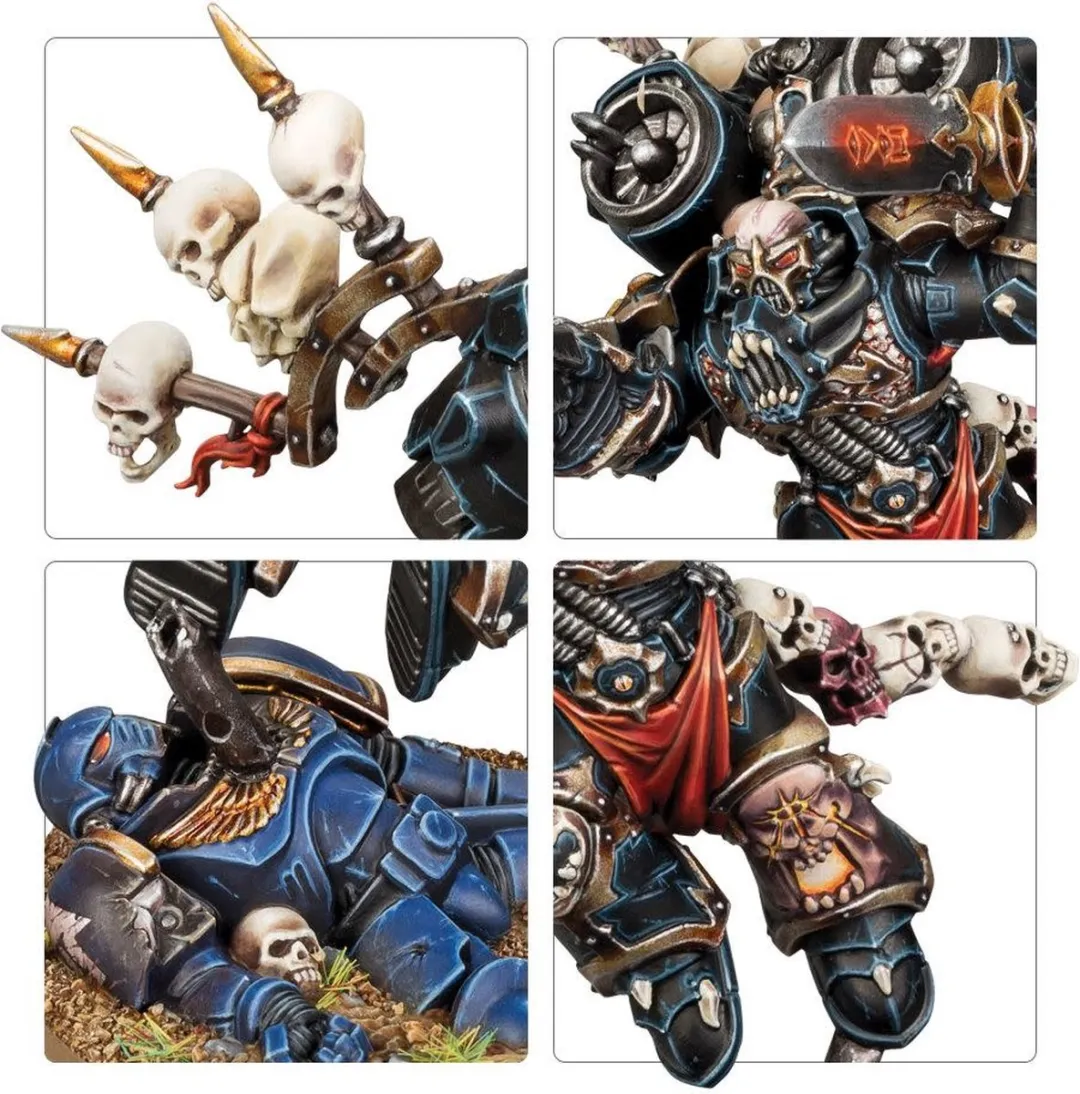 Games Workshop Warhammer 40k Chaos Space Marines Haarken Worldclaimer 43-23