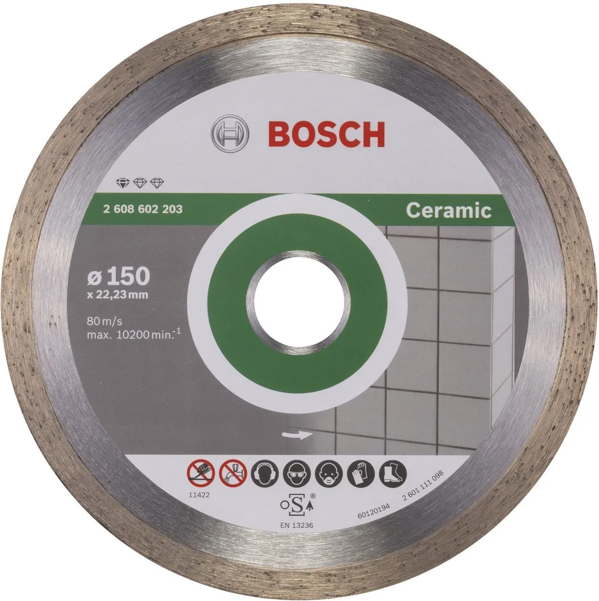 Bosch Diamantdoorslijpschijf Standard 150mm