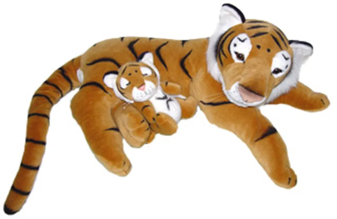 PIA Soft Toys Pluche Tijger Bruin
