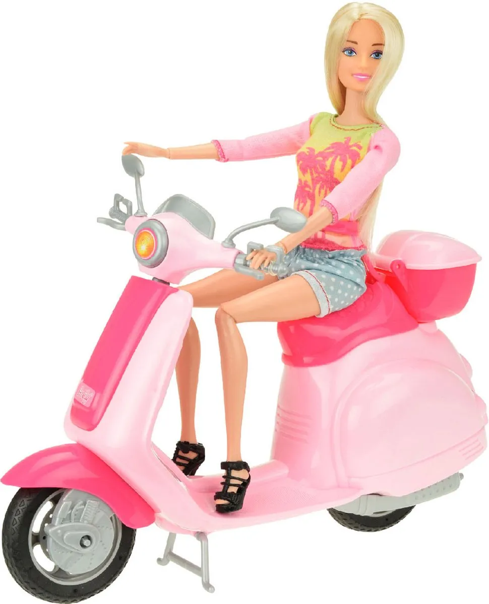 Toi-Toys Tienerpop op Scooter