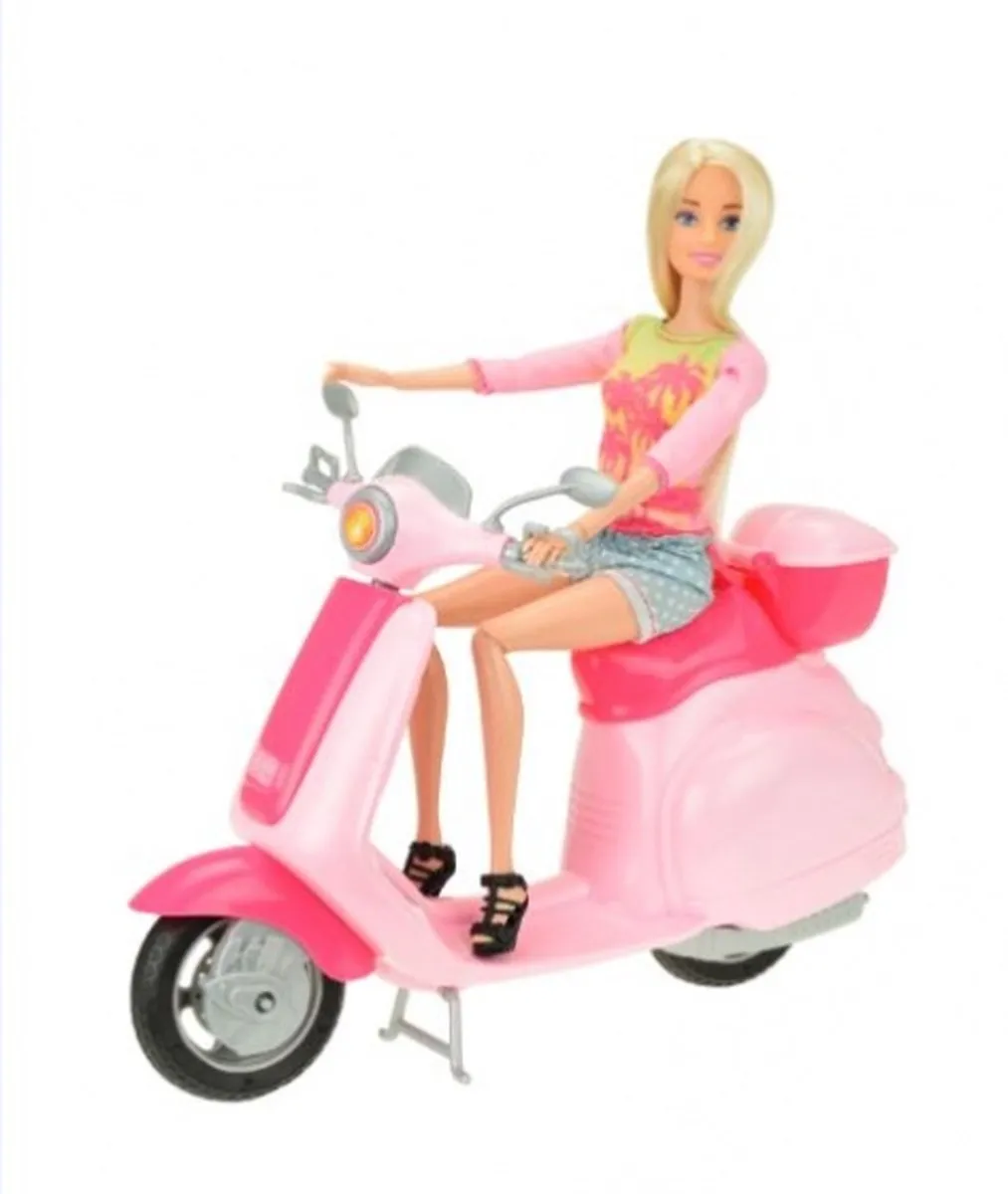 Toi-Toys Tienerpop op Scooter - Multi