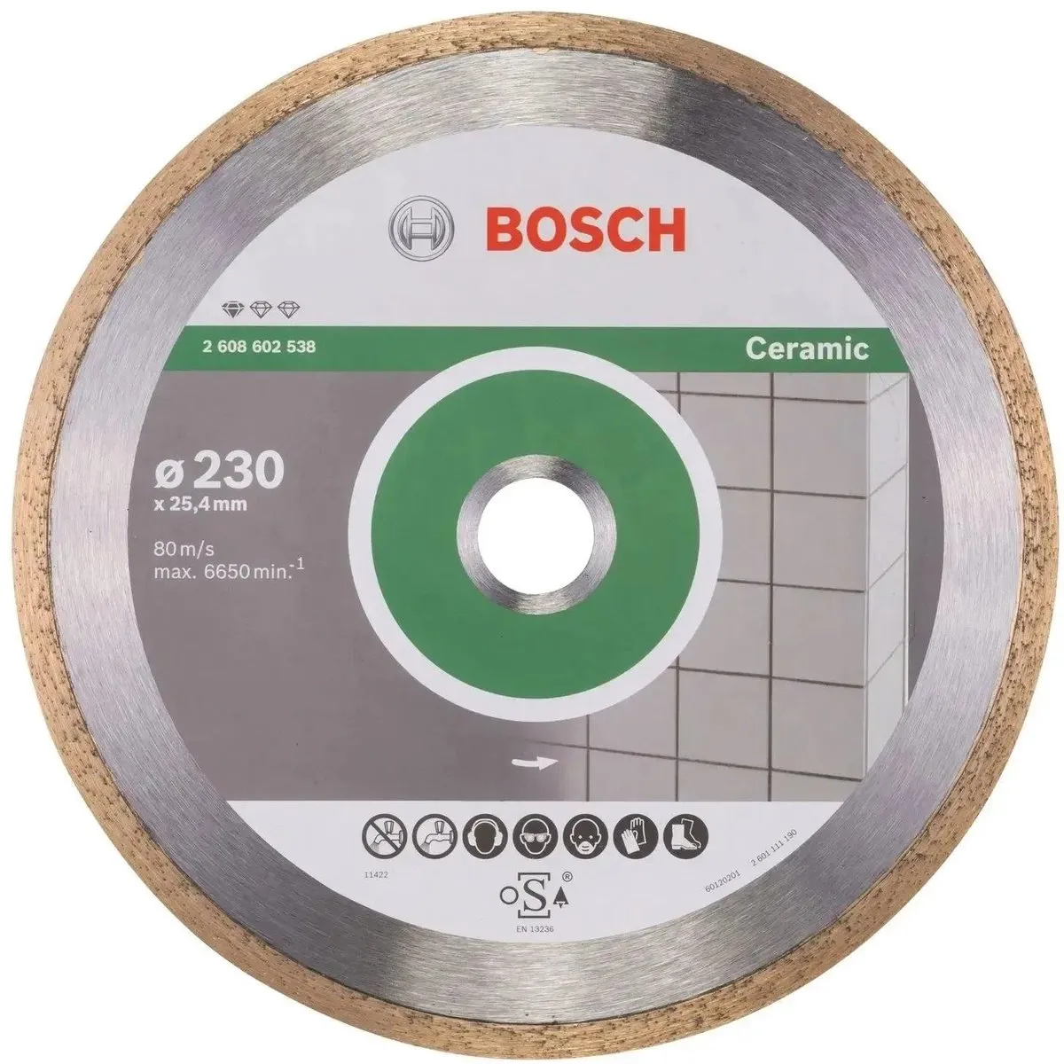 Bosch Diamantdoorslijpschijf Standard 230mm - Keramiek