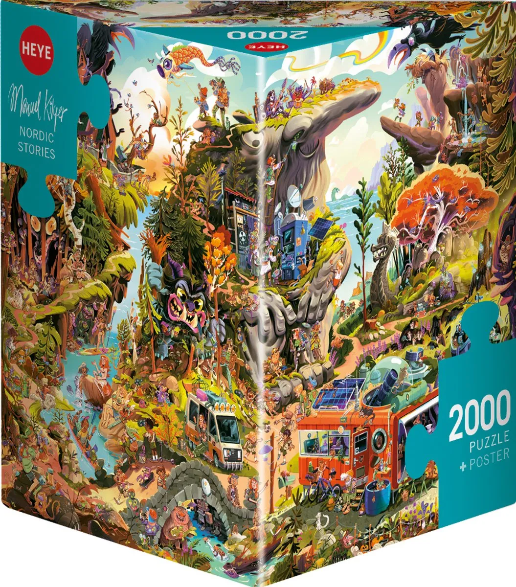 Heye Nordic Stories Puzzel 2000 Stuks - Multicolor