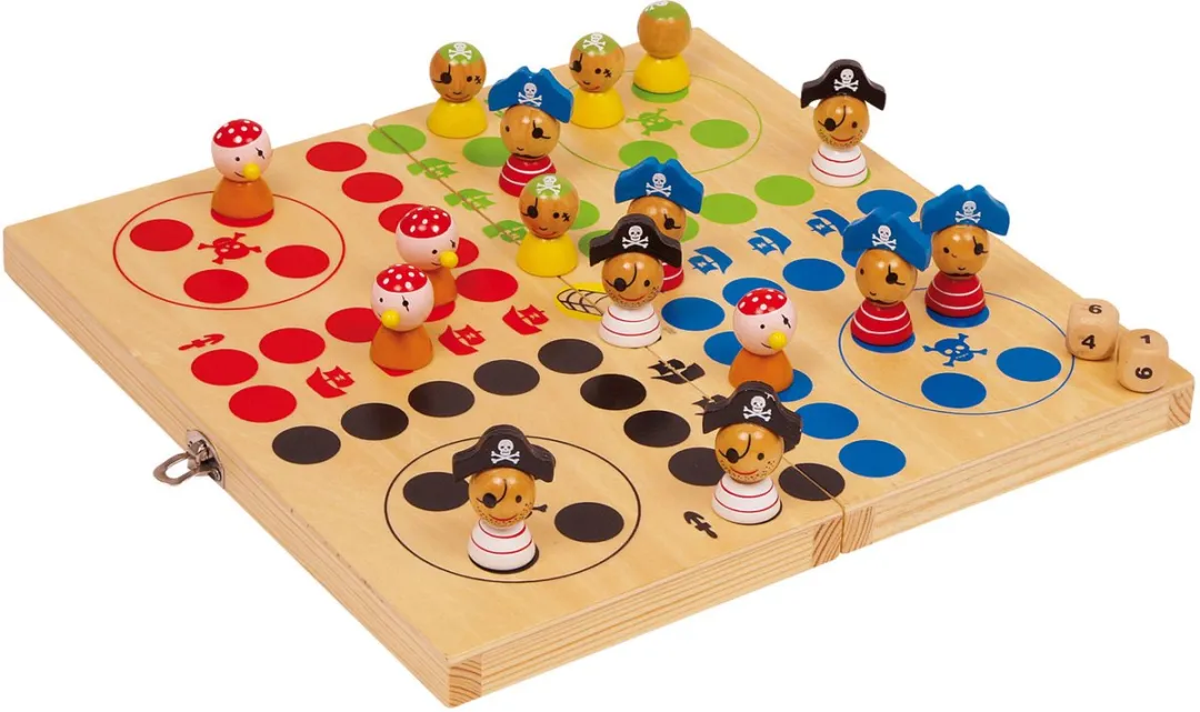 Small Foot Houten Ludo Pirateneiland 10951 - 2-4 Spelers