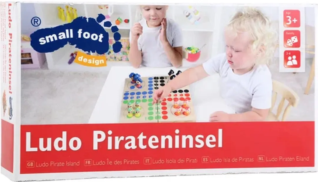 Small Foot Houten Ludo Pirateneiland 10951 - 2-4 Spelers