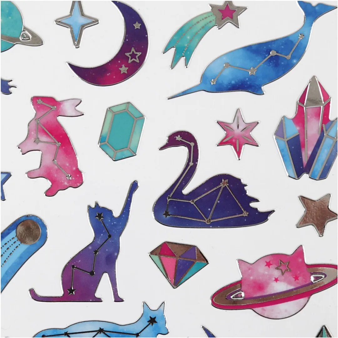 Creativ Company Dieren Stickers 15x16,5cm - Meerkleurig
