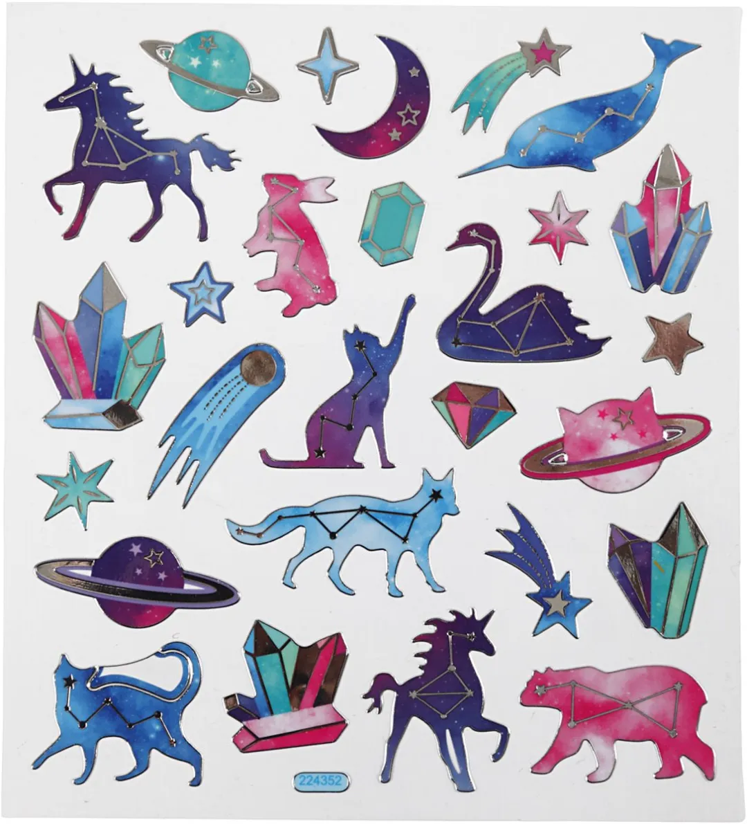 Creativ Company Dieren Stickers 15x16,5cm