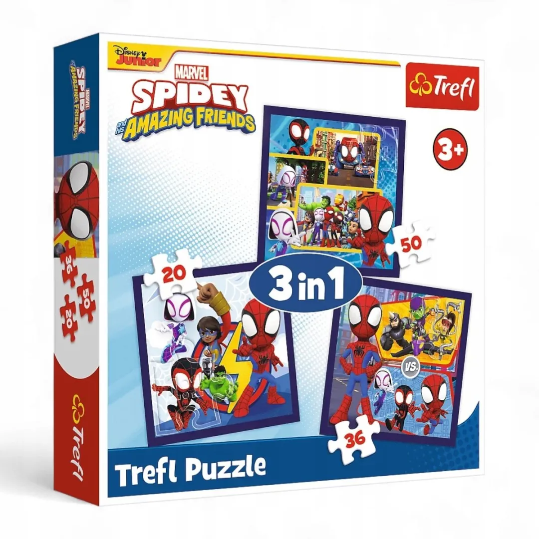 Trefl Spidey 3-in-1 Puzzels