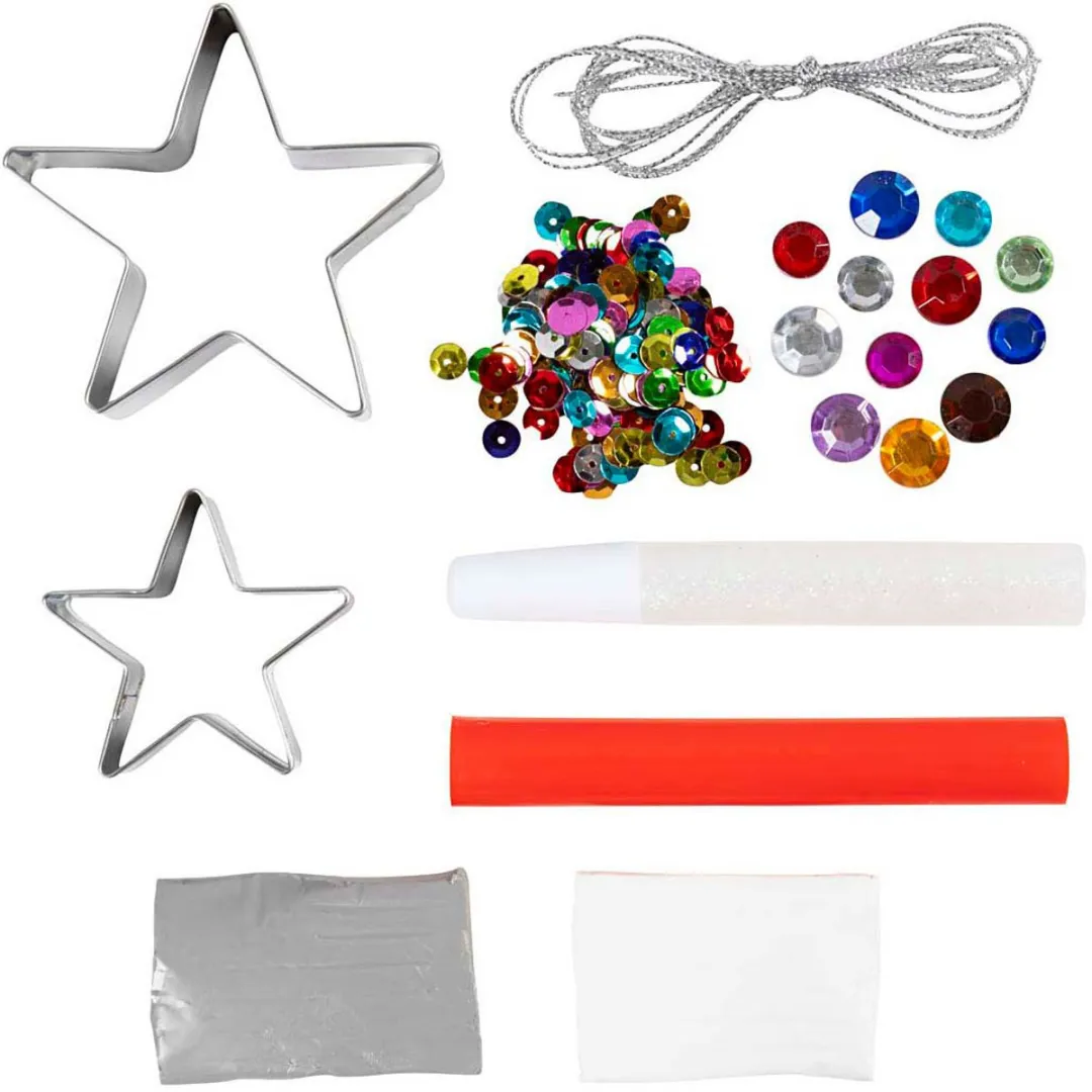 Creativ Company Mini Hobbyset Boetseren Sterren - Multicolor