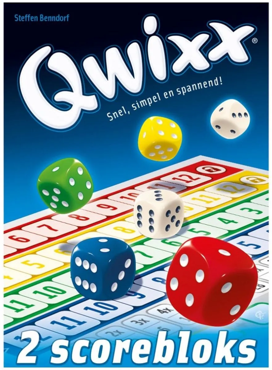 White Goblin Games Qwixx Bloks Uitbreiding - Extra Scoreblokken MPN 227208