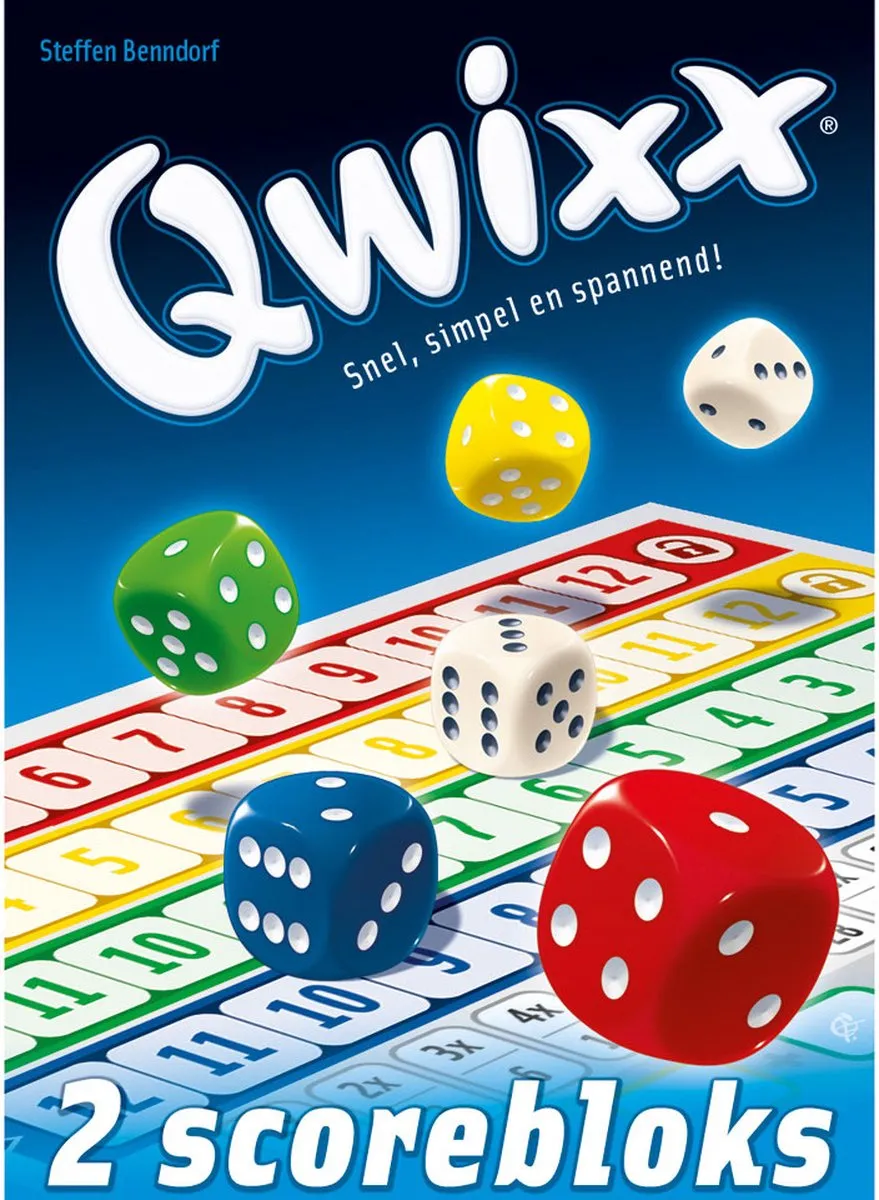White Goblin Games Qwixx Bloks Uitbreiding - Extra Scoreblokken MPN 227208