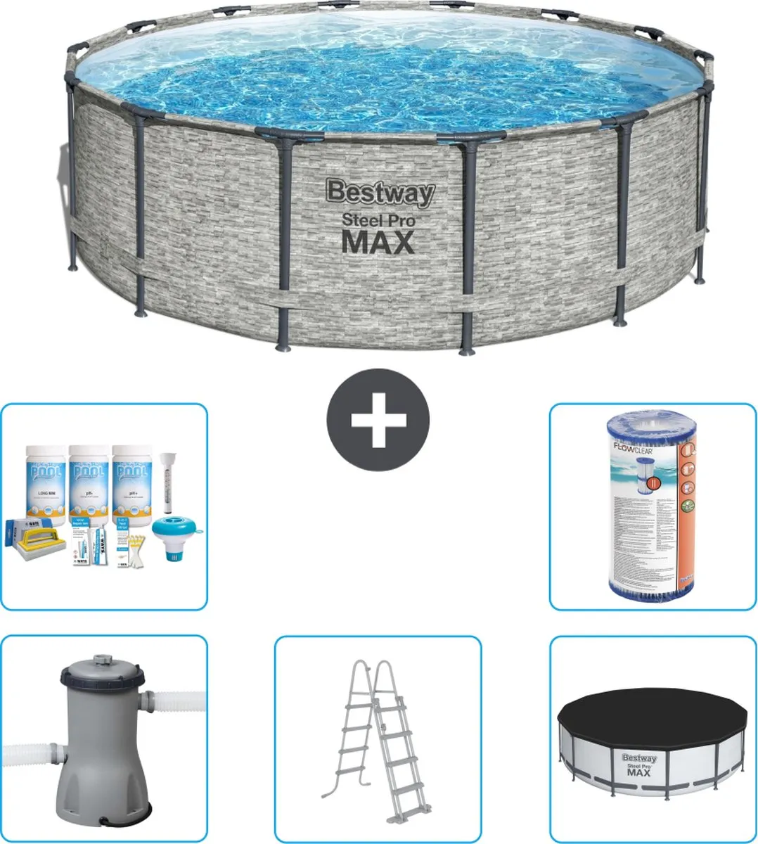 Bestway Steel Pro MAX Zwembad 427x122cm
