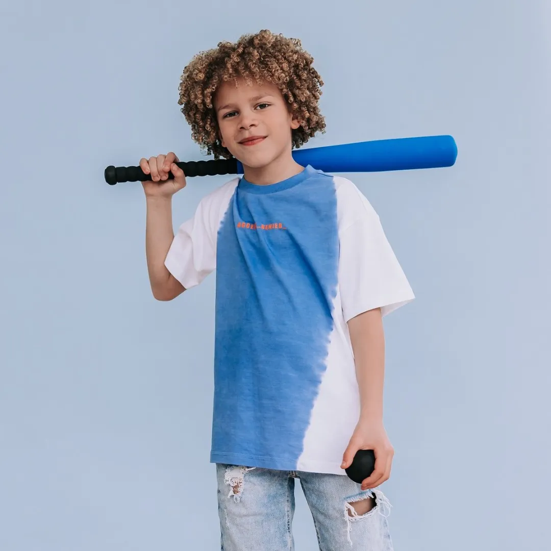 Jobber Toys Honkbalknuppel met Bal - Foam - Blauw/Zwart/Rood/Oranje