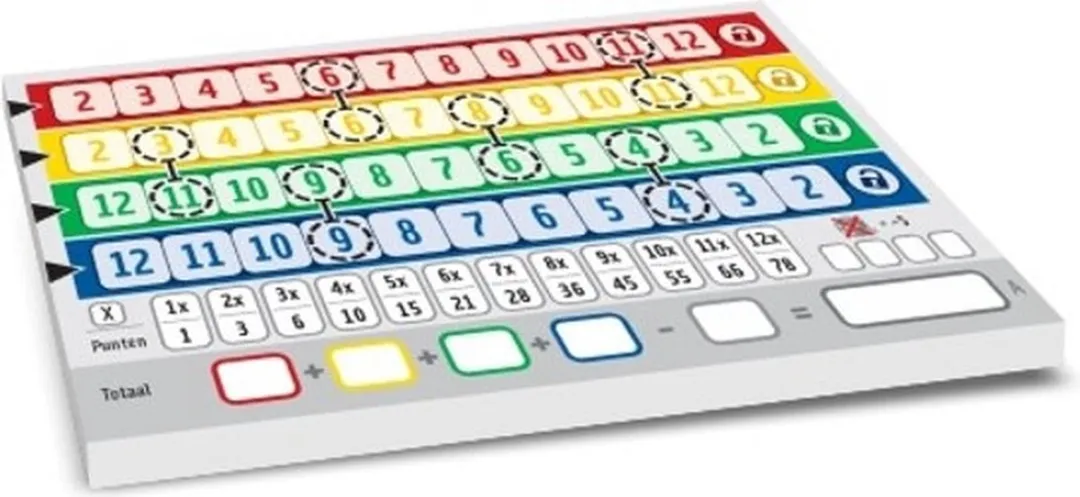 White Goblin Games Qwixx Connected Uitbreiding 314129 - Scoreblokken