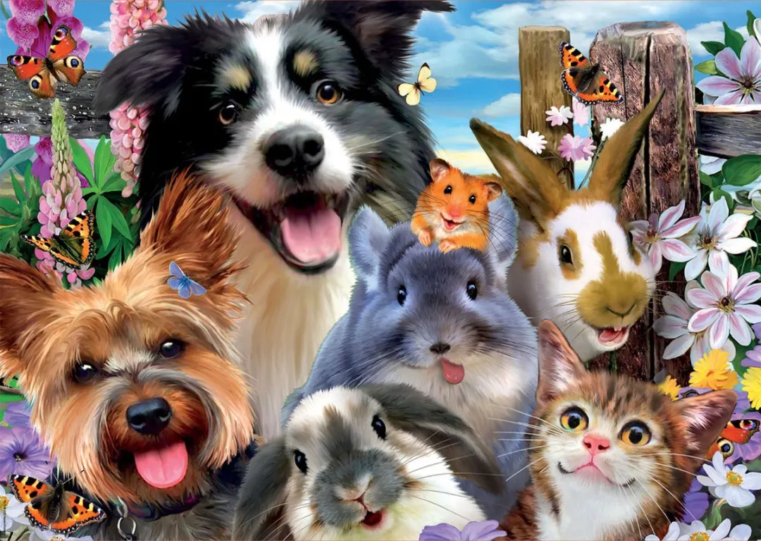 Educa Funny Selfie Puzzel 500 Stuks - Multicolor