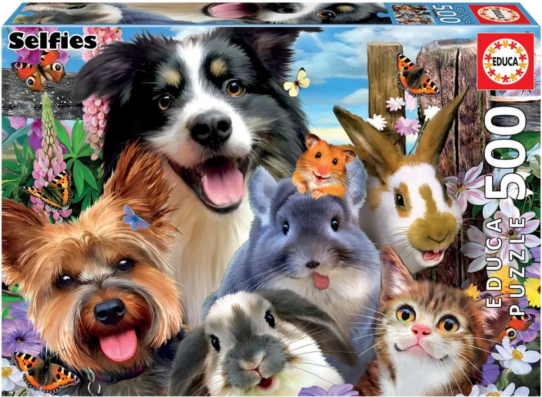 Educa Funny Selfie Puzzel 500 Stuks