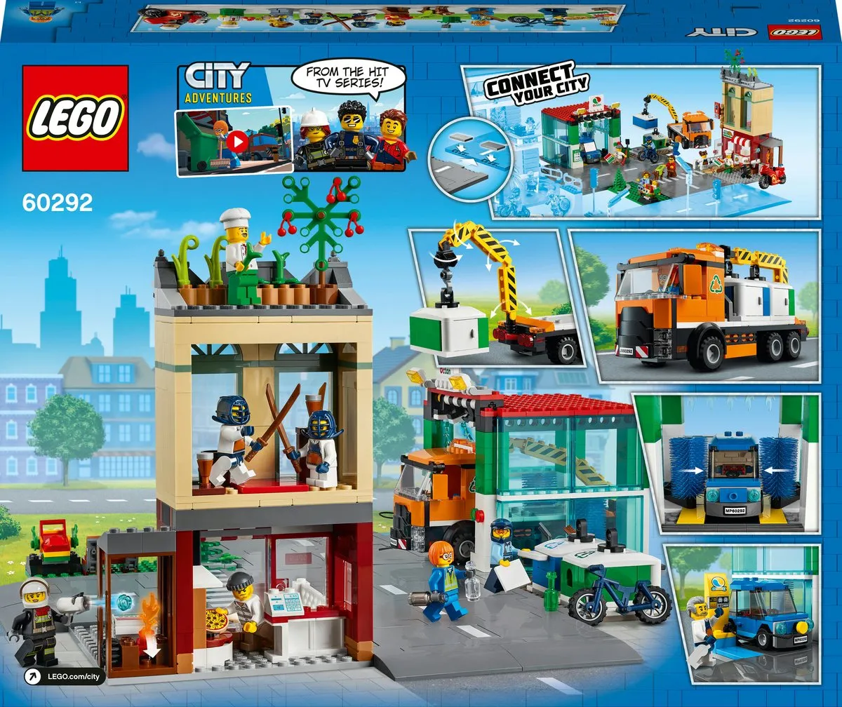 LEGO City Stadscentrum 60292 - 790 Stukken - Multikleur