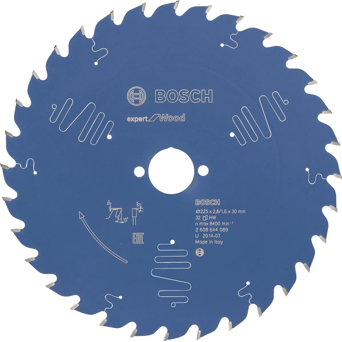 Bosch Expert for Wood Cirkelzaagblad 225mm