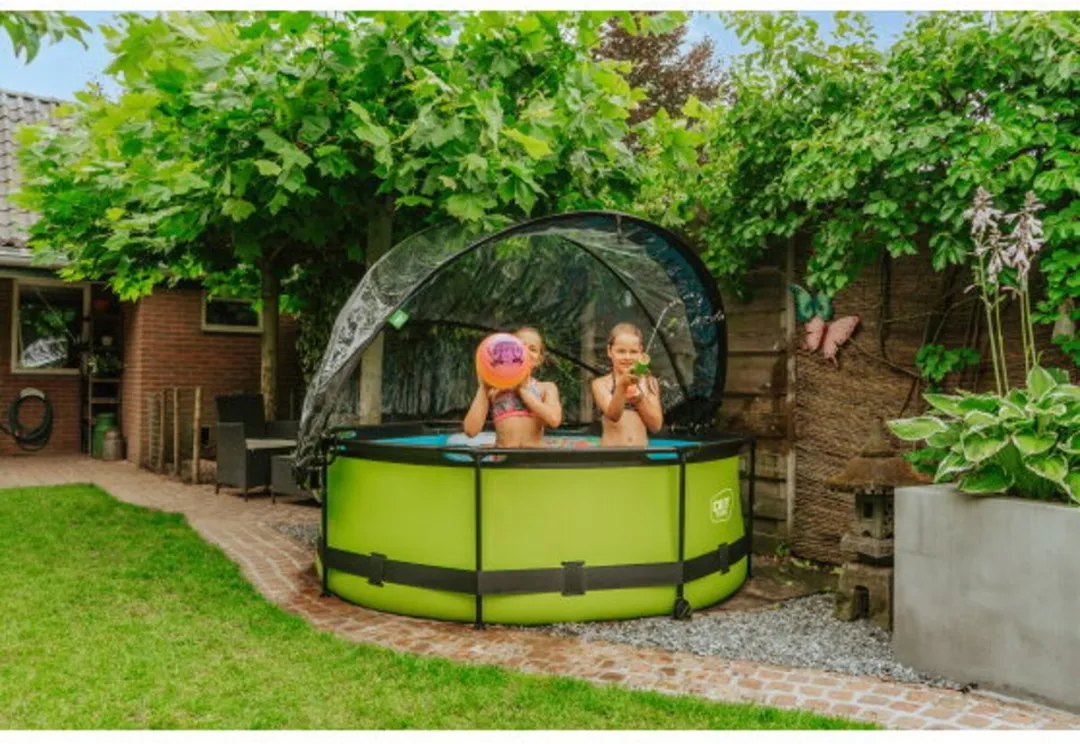 EXIT Toys Zwembadoverkapping ECO ø244cm - Transparant