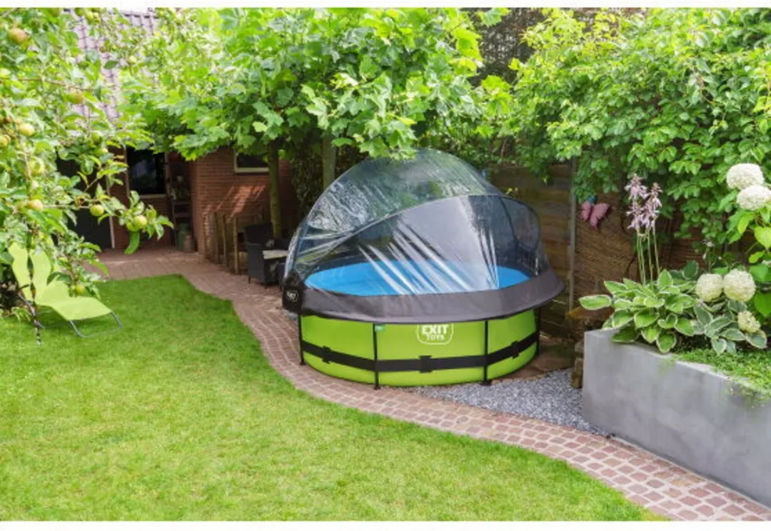 EXIT Toys Zwembadoverkapping ECO ø244cm - Transparant - afbeelding 6 van 6