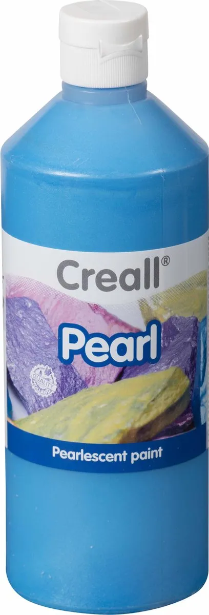 Creall Parelmoerverf Blauw 500ml