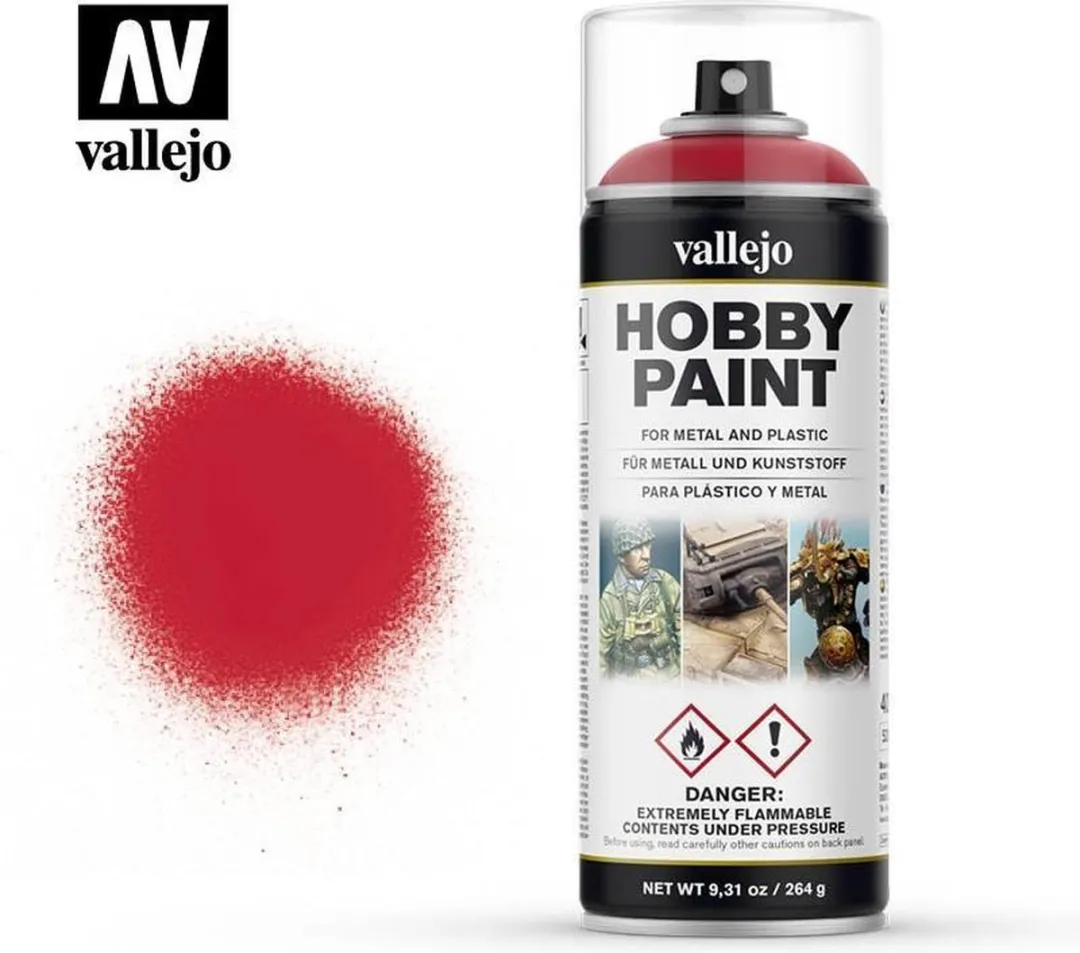 Vallejo Bloody Red Primer Spray 400ml