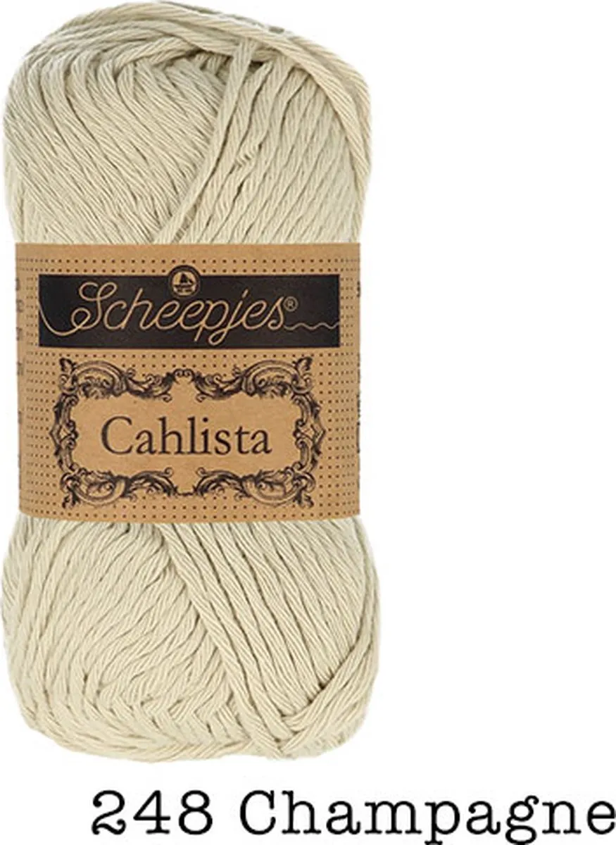 Scheepjes Cahlista Champagne - 248