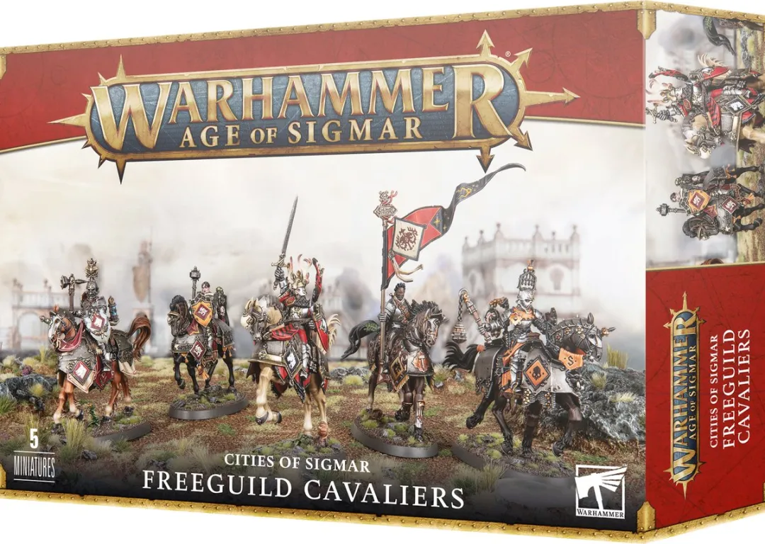Games Workshop Cities of Sigmar Freeguild Cavaliers 96 Stuks