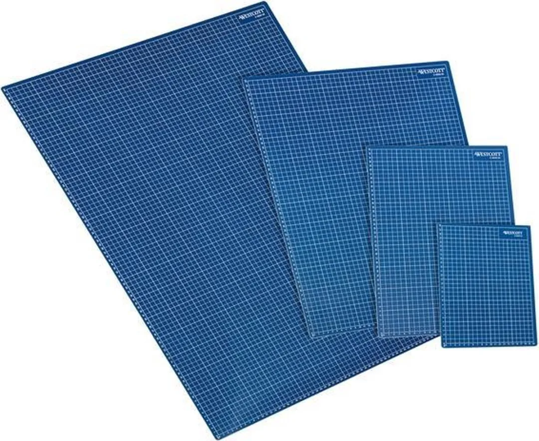 Westcott Snijmat A3 AC-E46003 - 450x300mm - Blauw - afbeelding 6 van 6
