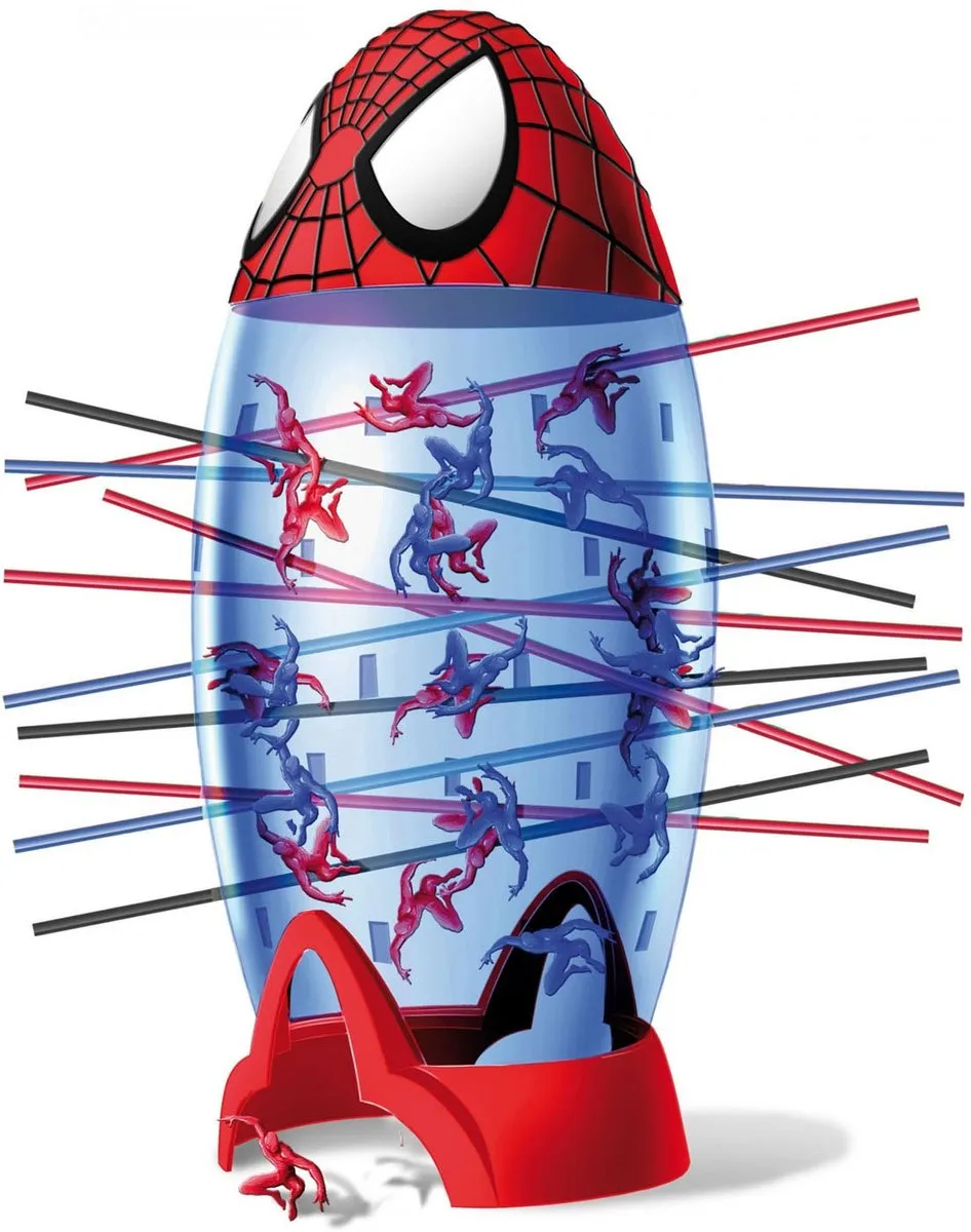 Imc Toys Spider Drop Spel - Spiderman - 4 Spelers