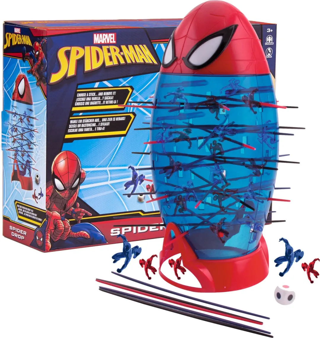 Imc Toys Spider Drop Spel - Spiderman - 4 Spelers