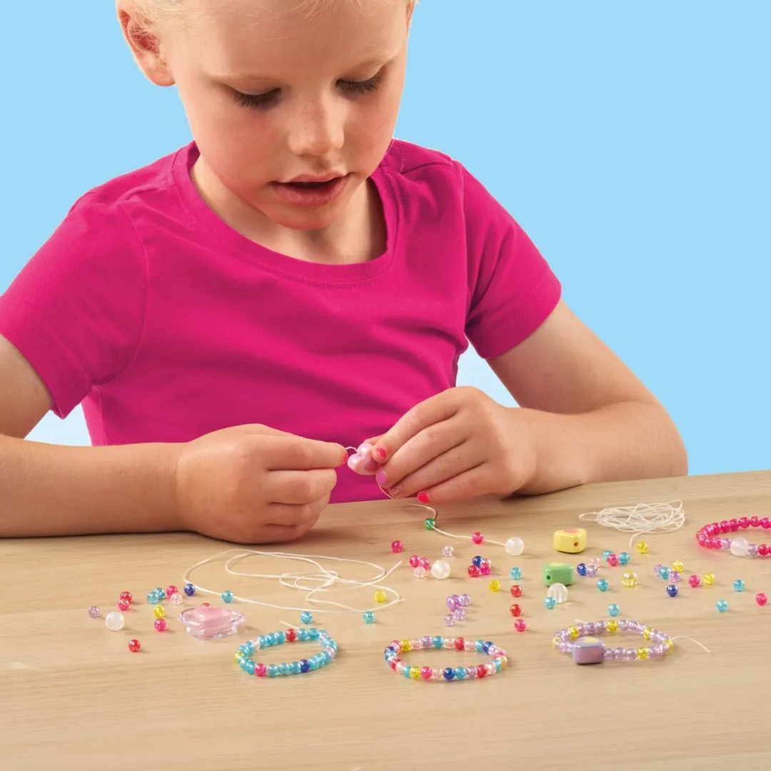 SES Creative Hobby Pink Lipgloss Armbanden - Meerkleurig