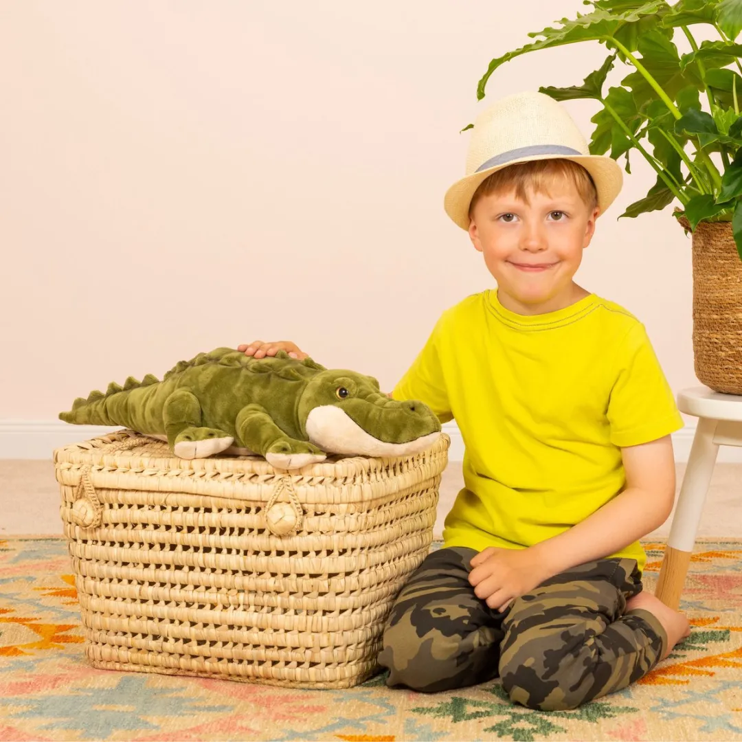 Teddy Hermann Knuffeldier Krokodil - 60 cm - Groen