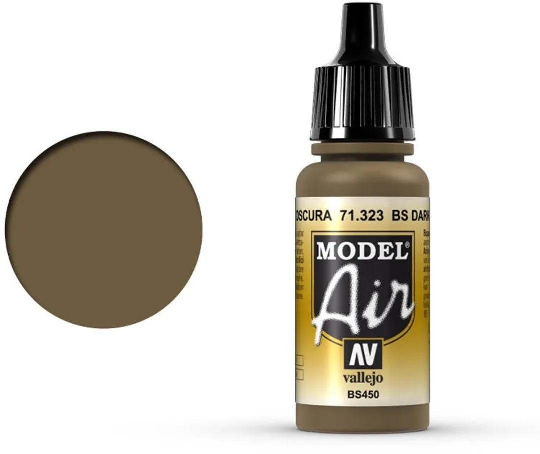 Vallejo Model Air BS Dark Earth Acrylverf 17ml
