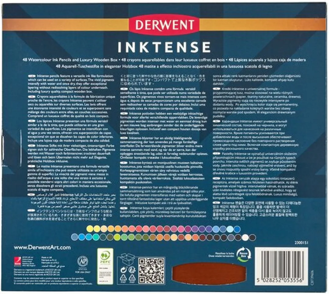 Derwent Inktense Pencil Box - 48 Stiften