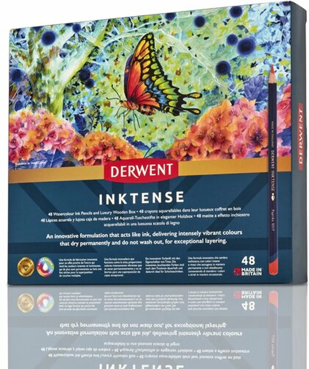 Derwent Inktense Pencil Box - 48 Stiften