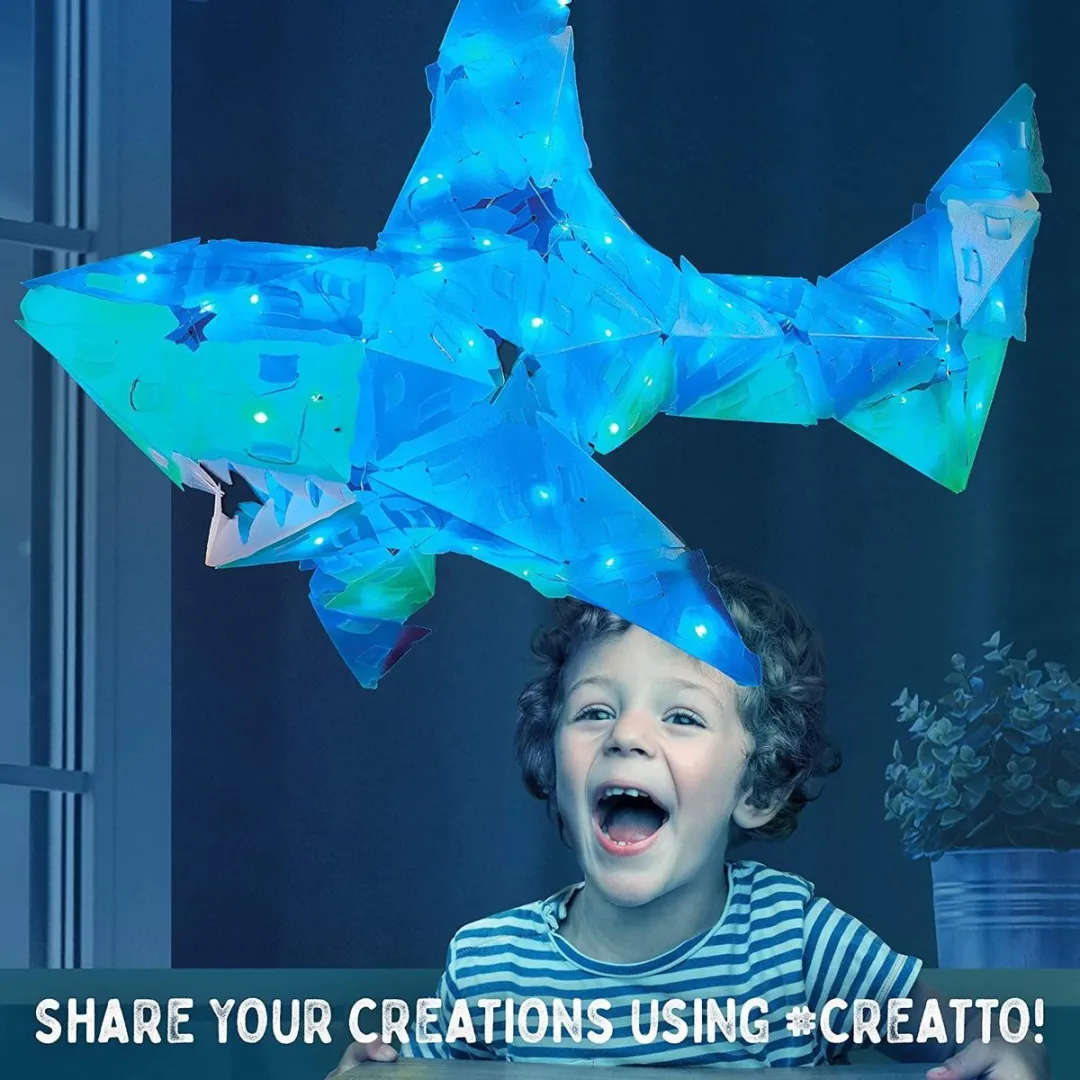 Kosmos CreAtto Shark Hobbypakket - 4 LED Zeedieren Bouwpakket