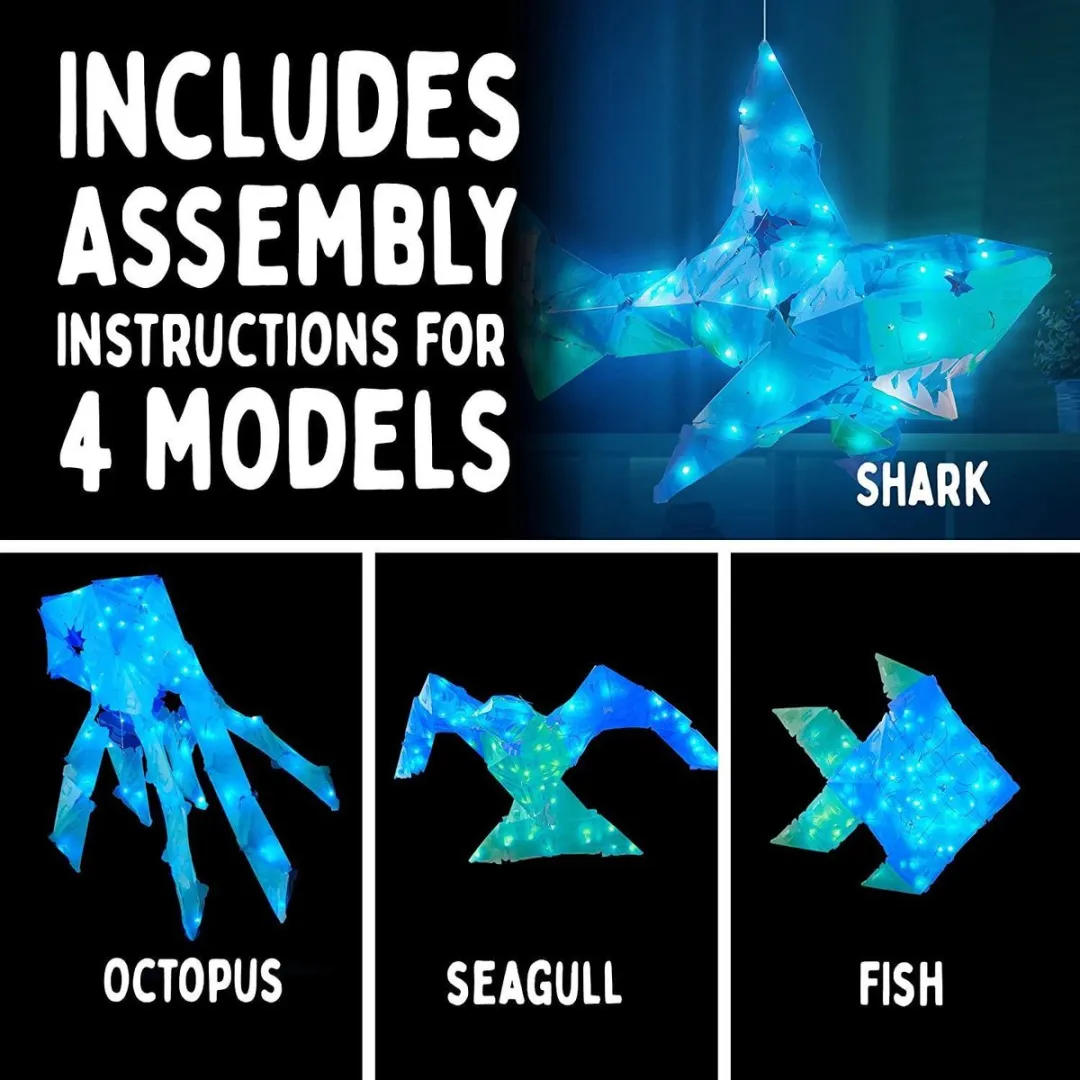 Kosmos CreAtto Shark Hobbypakket - 4 LED Zeedieren Bouwpakket