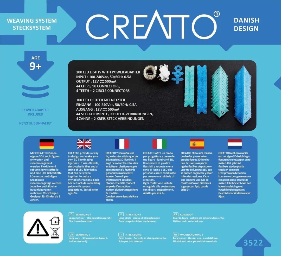 Kosmos CreAtto Shark Hobbypakket - 4 LED Zeedieren Bouwpakket