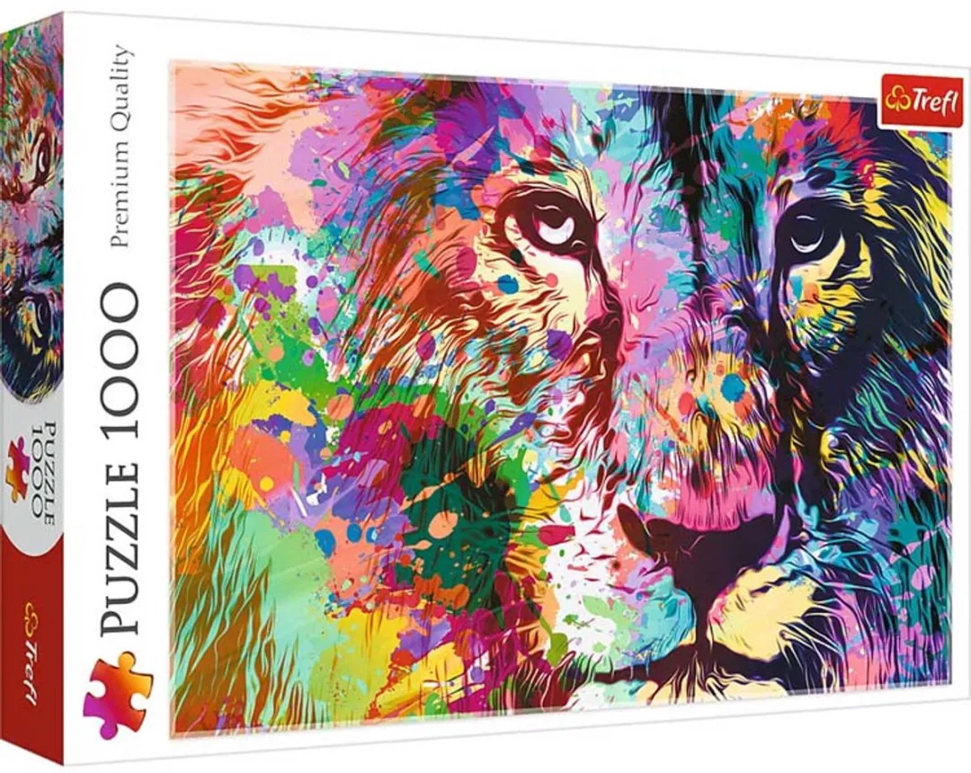 Trefl 1000 Puzzel Kleurrijke Leeuw