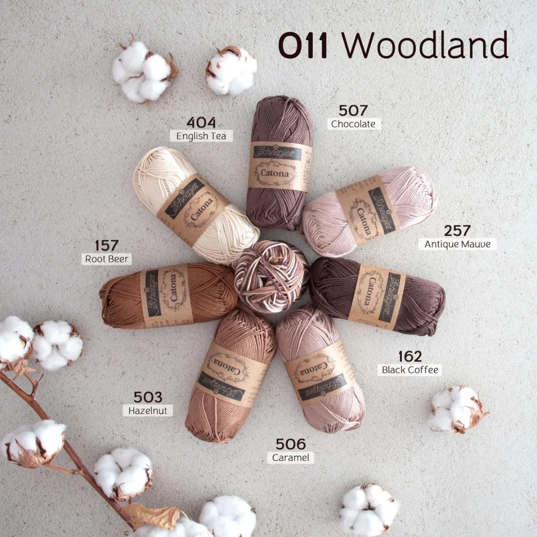 Scheepjes Catona Chroma 50g - 011 Woodland