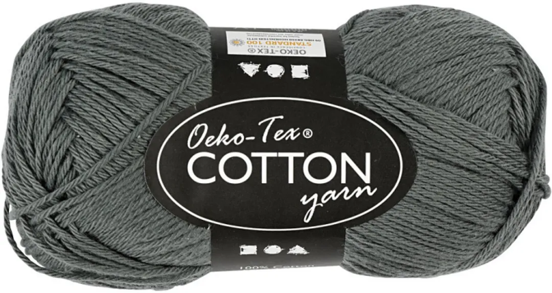 Creativ Company Katoengaren 8/4 50gr Grijs