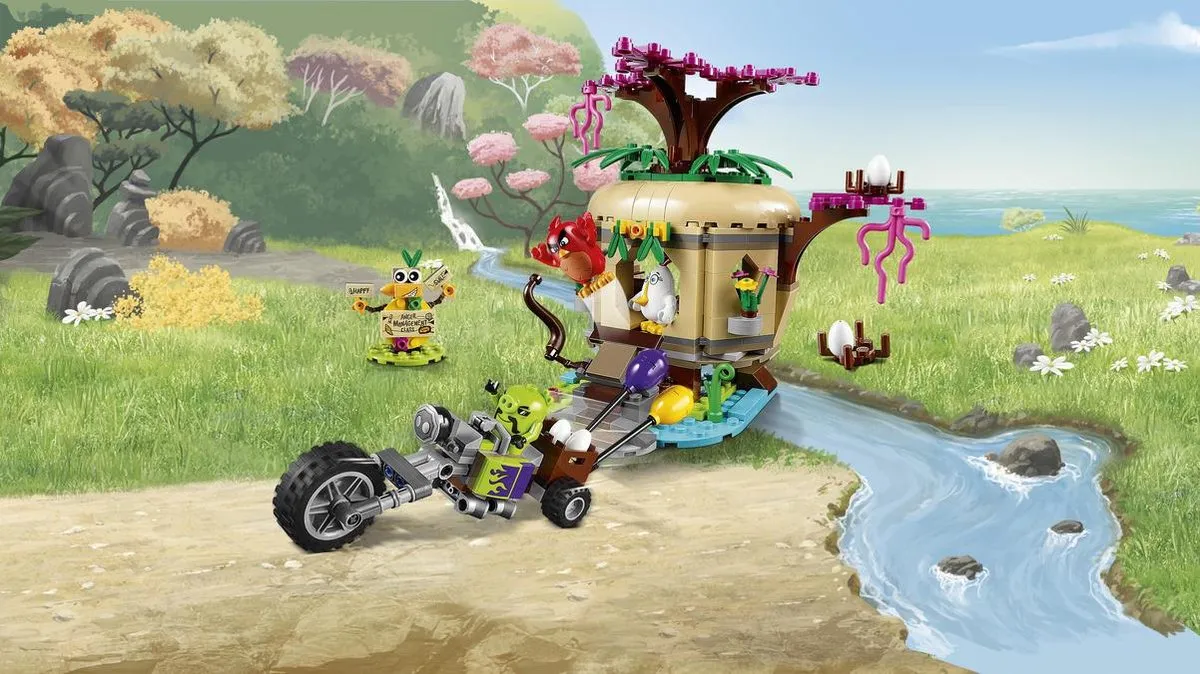 LEGO Angry Birds Bird Island Eierenroof 75823 - 277 Stukken